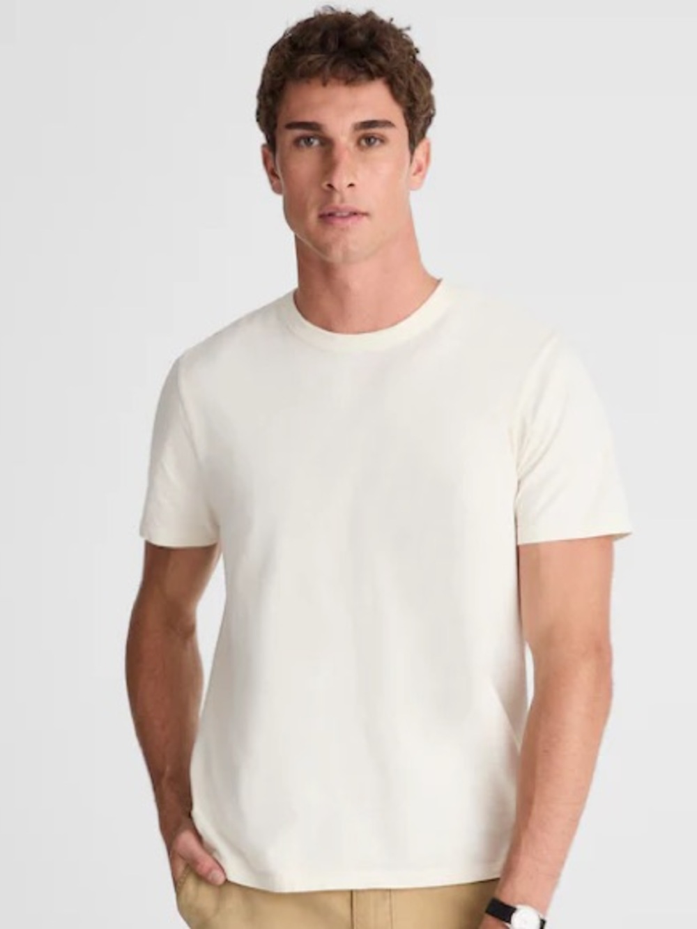 Madewell Garment-Dyed Allday Crewneck Tee Men’s Size Large in White
